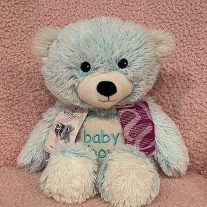 Warmies Baby Blue Teddy Bear NWT